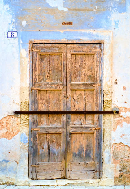 istock Old wooden door 1021181528
