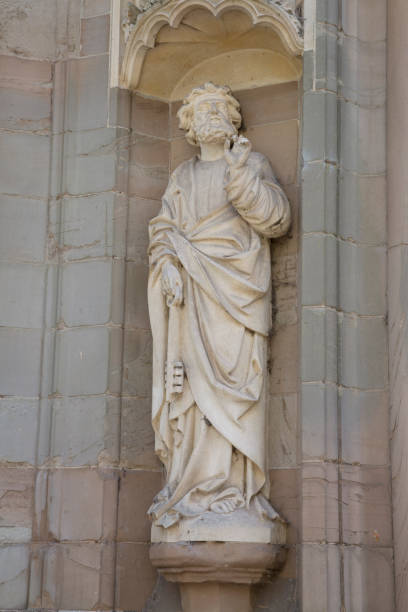 istock Saint Statue, Cathedral Church, Worcester 1021194396