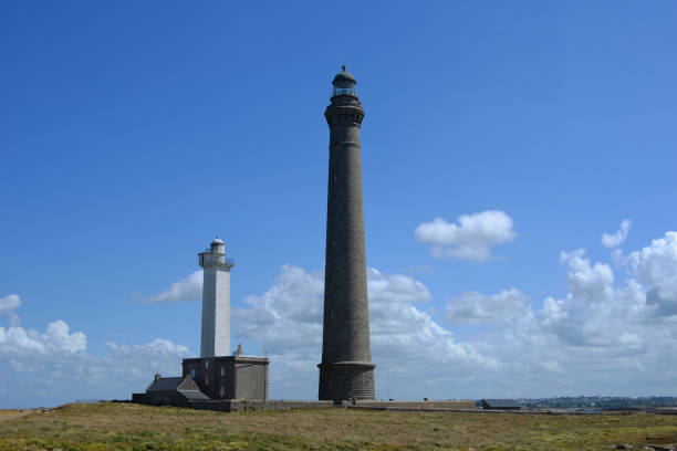 Breton coast lighthouse of the Virgin Island Brittany lighthouse breton virgin island virgo stock pictures, royalty-free photos & images