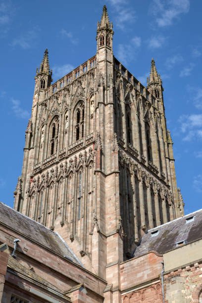 istock Tower of Cathedral Church; Worcester; England 1021194598