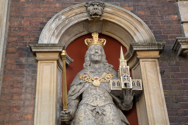 istock Charles I Statue, City Hall, Worcester; England 1021194650