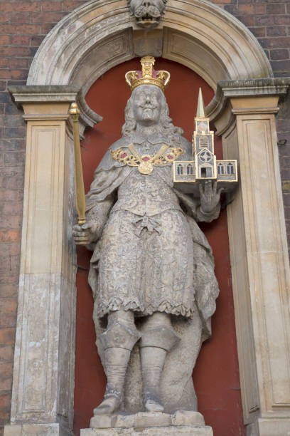 istock Charles I Statue, City Hall, Worcester 1021195352