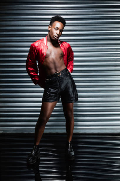 istock Black male fashion model 1021201882