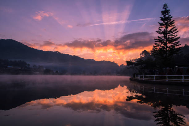 istock Reservoir at the Sunrise time 1021207128