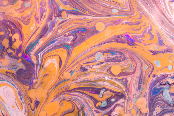 istock Abstract marbling art patterns as colorful background 1021210722