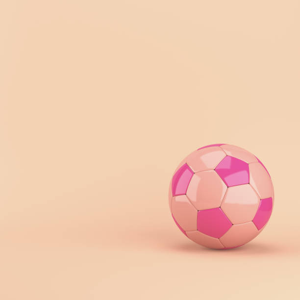 istock Football ball on bright background 1021211790