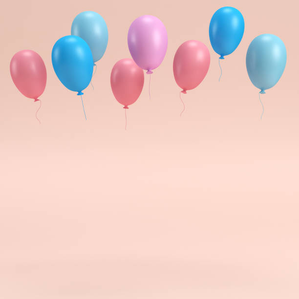 istock Colorfull balloons on bright background 1021211882