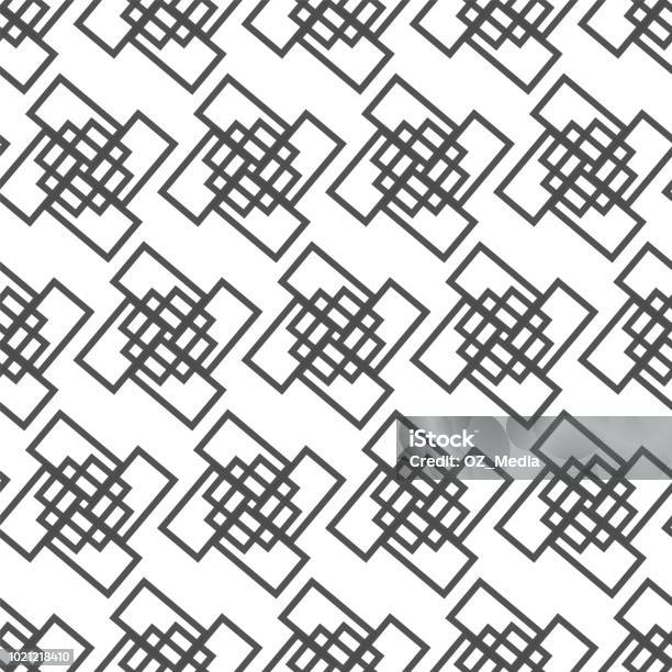 Rectangle With Intersections Seamless Black And White Pattern From Rectangle Intersections Stock ...