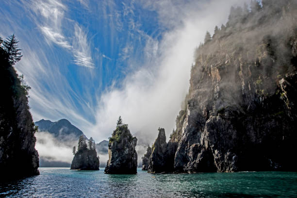 fog, water, Alaska