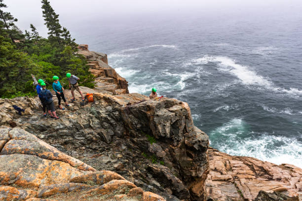 아르카디아 국립 공원 - cadillac mountain maine new england usa 뉴스 사진 이미지