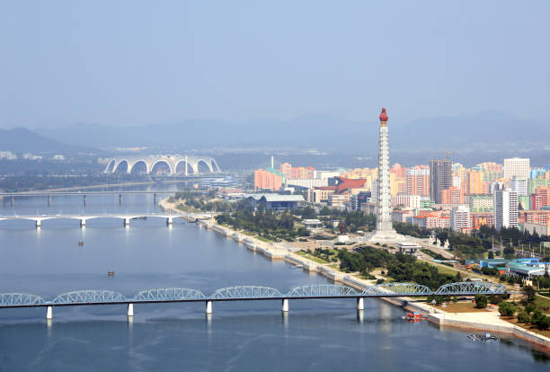 istock PYONGYANG, NORTH KOREA, Tower of the Juche Idea 1021262144