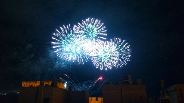 istock Fireworks in Elche for the festivities 1021268262