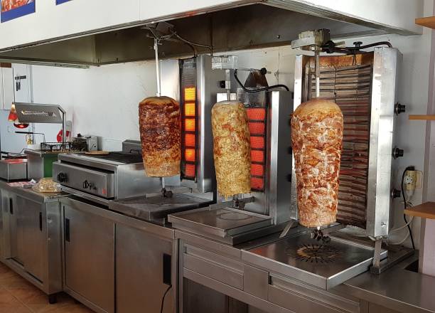 190+ Shawarma Meat On Machine Stock Photos, Pictures & Royalty-Free ...