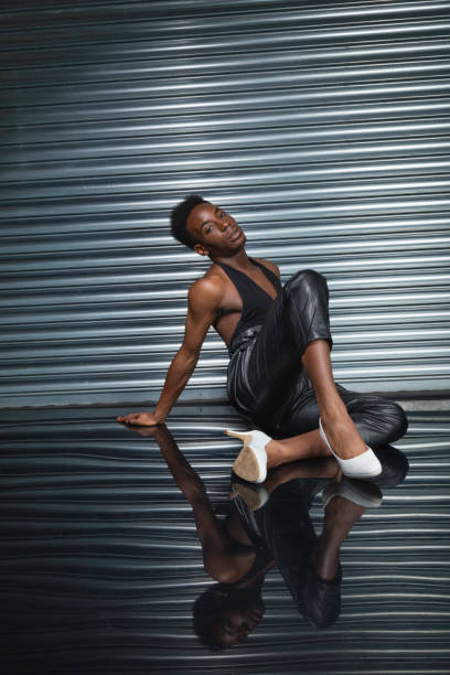 istock Black cross dresser 1021276414