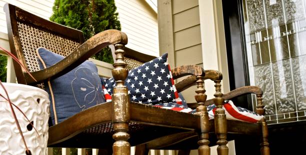 USA Patriotic Porch
