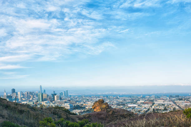 istock Aerial view on San Francisco skyscrapers and downtown. 1021291220