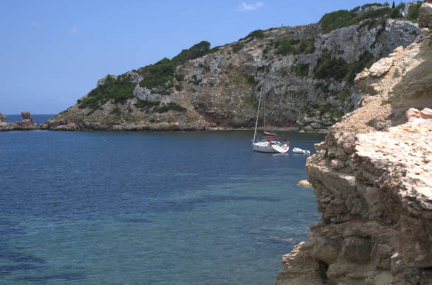 istock Sail Boat along the coast 1021295650