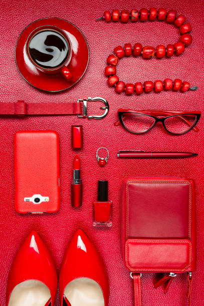 istock Woman accessories and coffee 1021300930