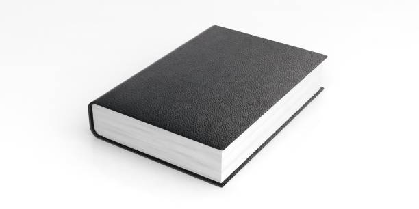 istock Blank leather book template on white background. 3d illustration 1021302300