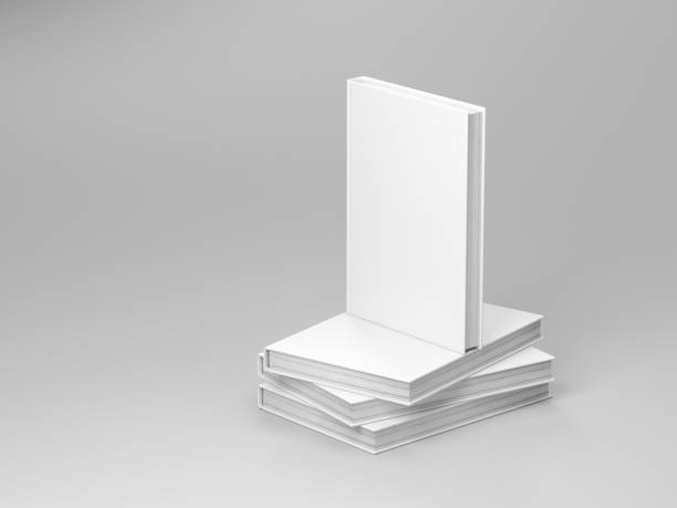 istock Four white hardcover books mockup 1021312794