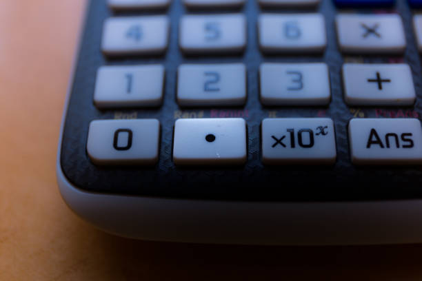 istock Decimal point key of a scientific calculator 1021334094