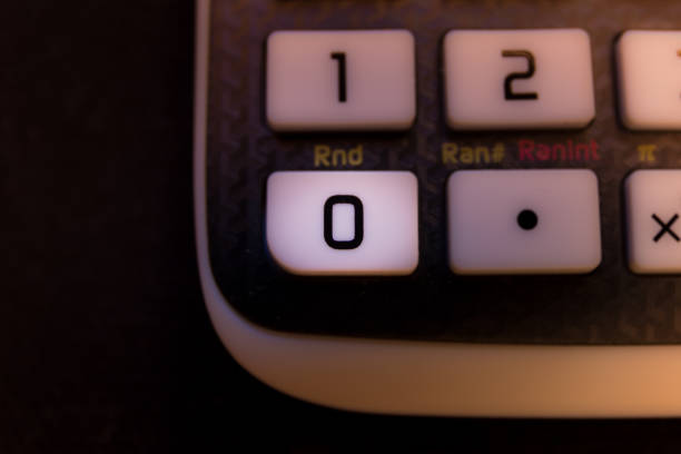 istock Number zero key of a scientific calculator 1021334108