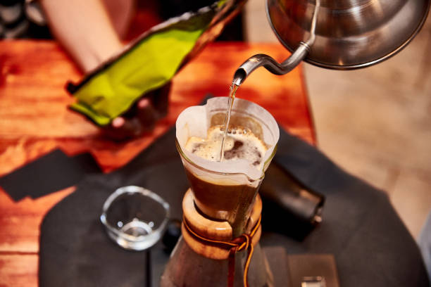 istock Process of preparation of coffee 1021359600