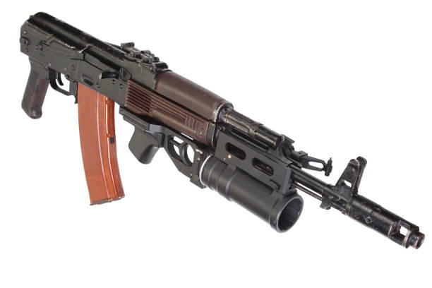 istock Kalashnikov AK 74 with GP-25 grenade launcher 1021372744