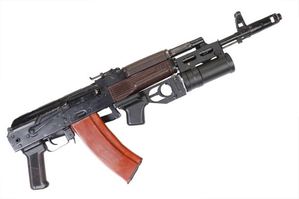 istock Kalashnikov AK 74 with GP-25 grenade launcher 1021372748