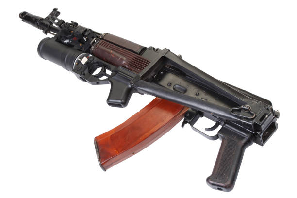 istock Kalashnikov AK 74 with GP-25 grenade launcher 1021372752