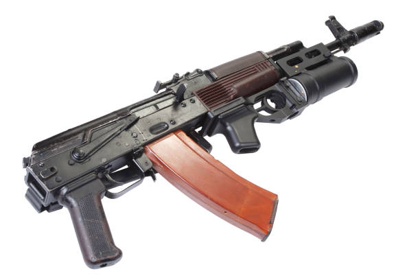 istock Kalashnikov AK 74 with GP-25 grenade launcher 1021373872