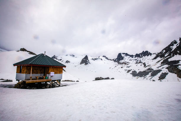 istock Snowbird hut at Snowbird Glacier 1021397820
