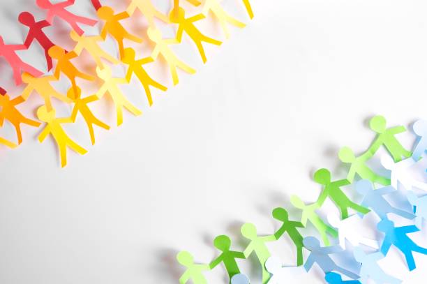 istock Paper people in LGBT rainbow colors 1021403264