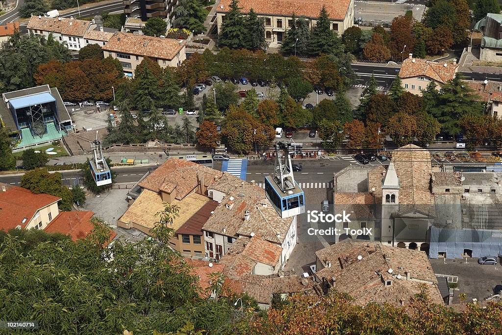 Téléphérique de San Marino - Photo de Antiquités libre de droits