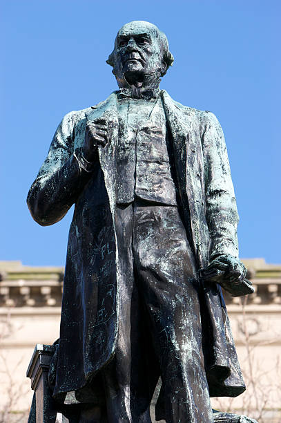 istock Statue of William Gladstone, St John's Gardens, Liverpool 102141485