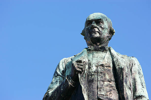 istock Statue of William Gladstone, St John's Gardens, Liverpool 102141489