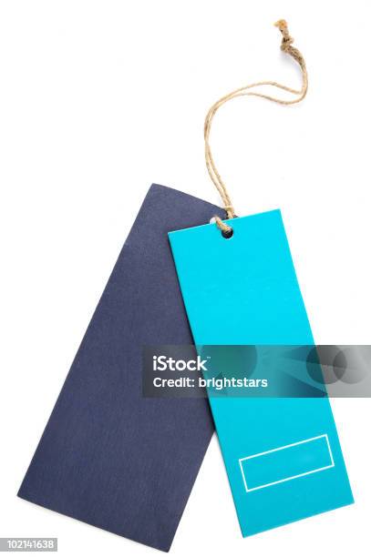 Foto de Conjunto De Rótulos Em Branco e mais fotos de stock de Azul - Azul, Azul Turquesa, Cartão de Presente