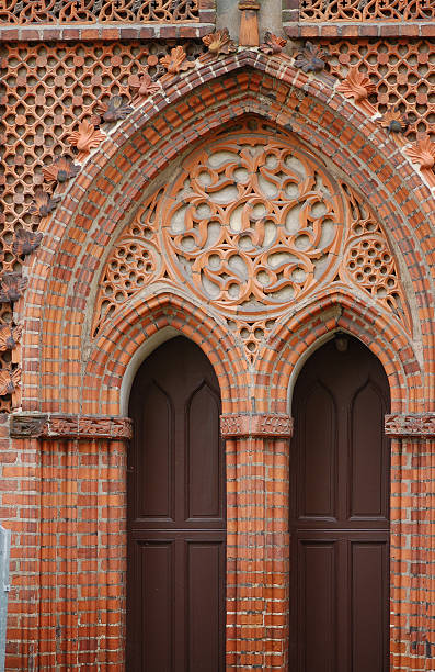 istock Ornaments on a neo-Gothic church #252 102142416