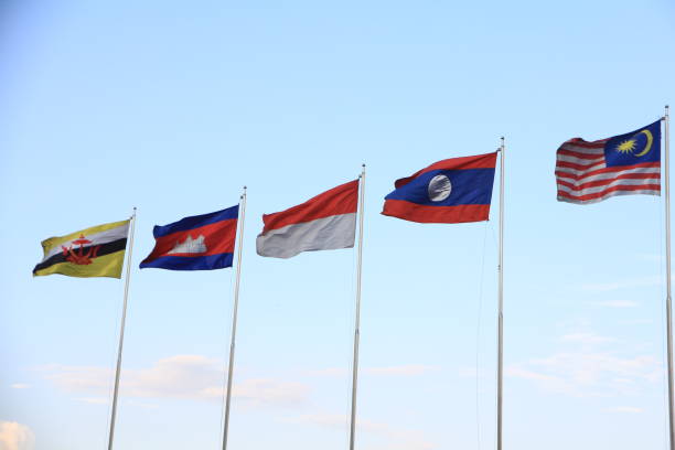 istock Flags of the ASEAN Countries 1021445704