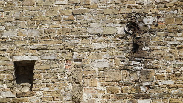 istock Old stone wall with doorbell 1021460112