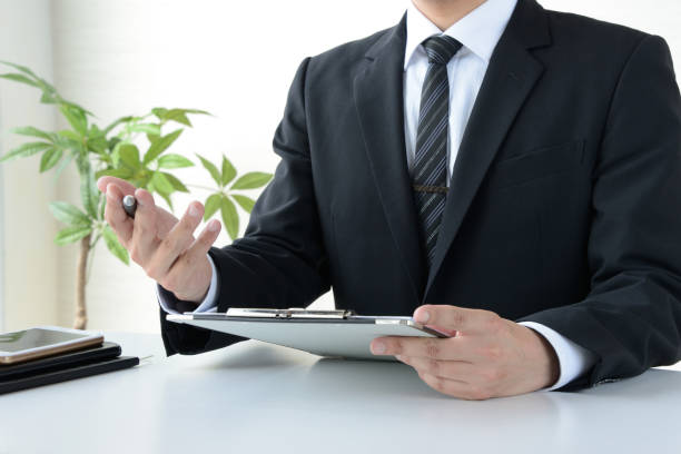 Business man in meeting or consulting