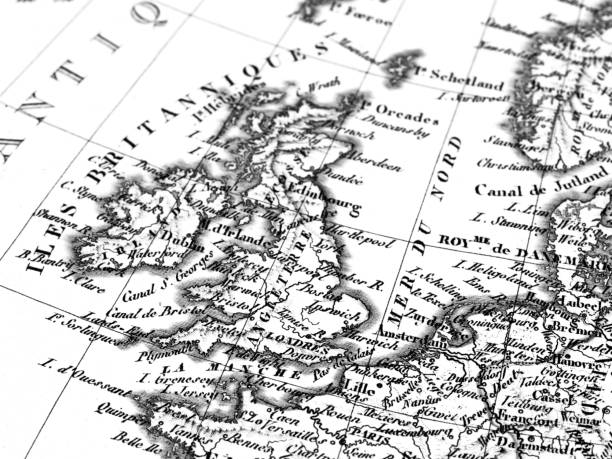 istock Old map Northern Europe 1021474026