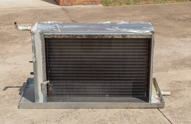 istock Used Indoor Air Conditioner Evaporator Coil Out Flow 1021497968