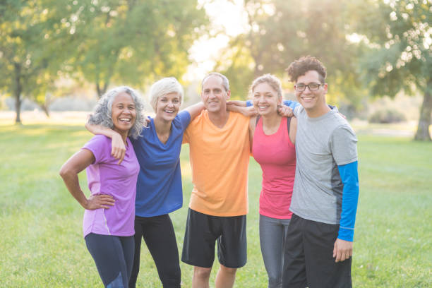 istock Portrait of a multigenerational workout group outside 1021511800