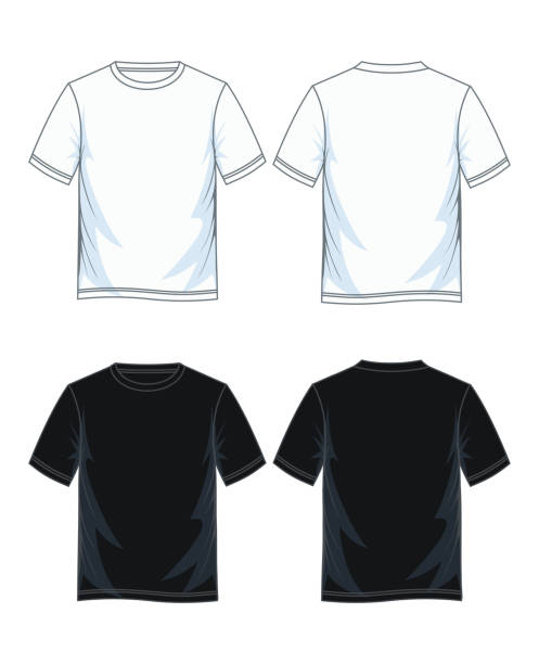 Black And White Shirts Illustrations, Royalty-Free Vector Graphics ...