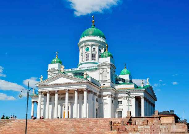 istock Helsinki Cathedral on Senate square, Finland 1021548628