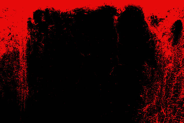 Grunge red and black abstract background or texture for Halloween.