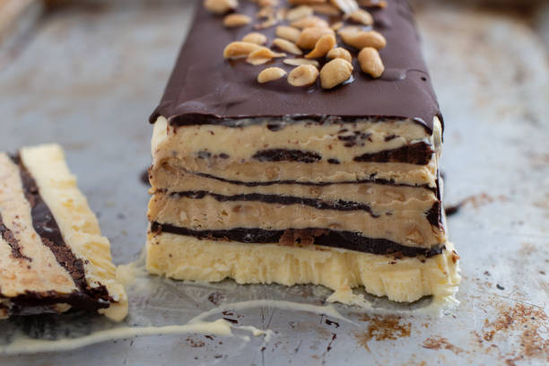 istock Chocolate Peanut Butter Ice Cream Cake 1021560444