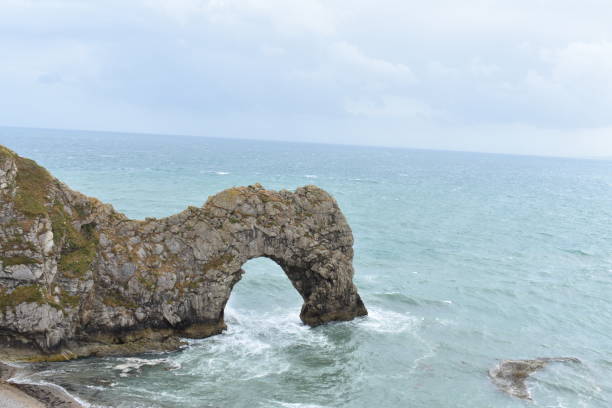 두들 문에 도싯 - coastline dorset footpath durdle door 뉴스 사진 이미지