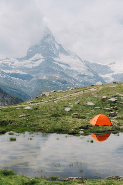 istock Scenic view of lake in Matterhorn 1021589906